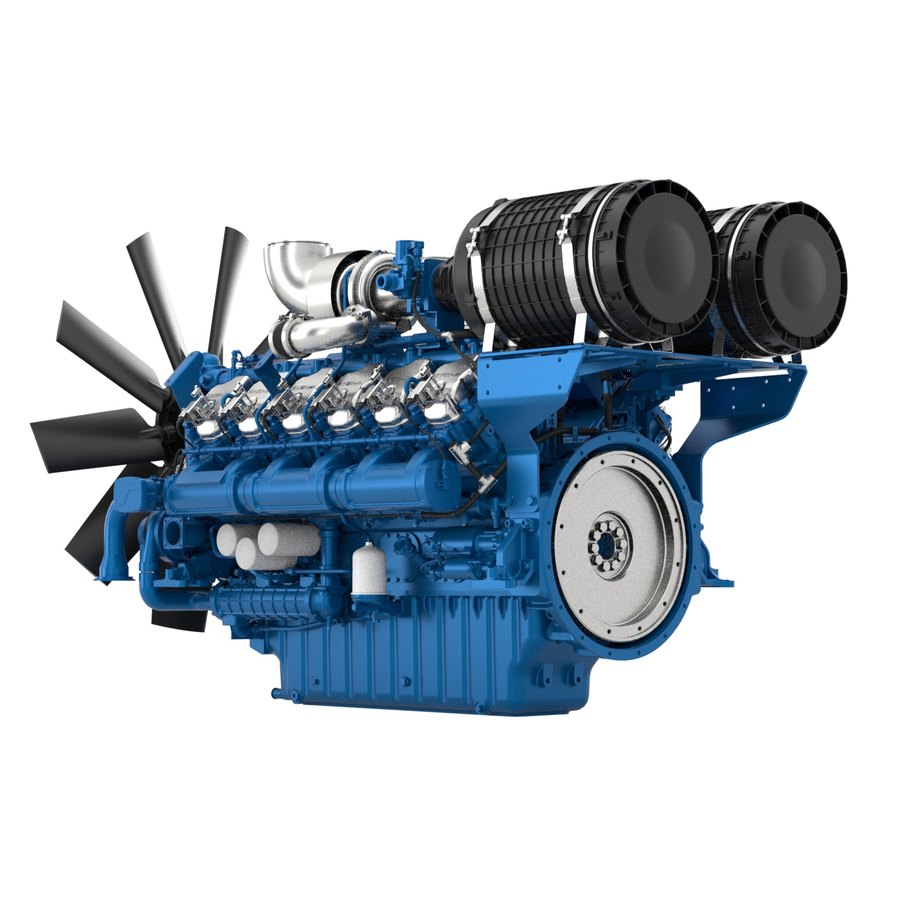 Motor Baudouin 12M26, vista 6
