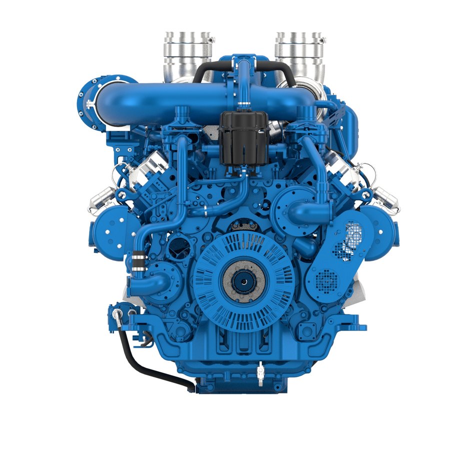 Motor Baudouin 12M33, vista 1