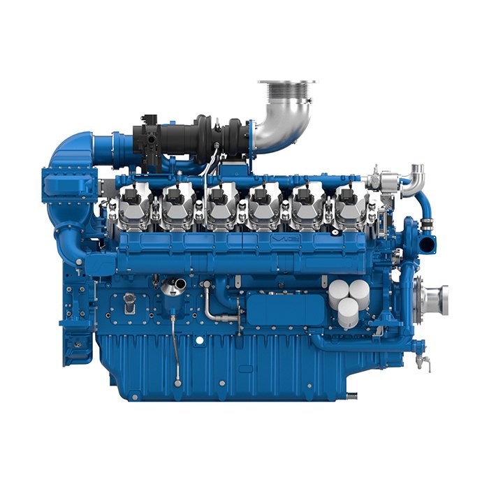 Motor Baudouin 12M33, vista 1